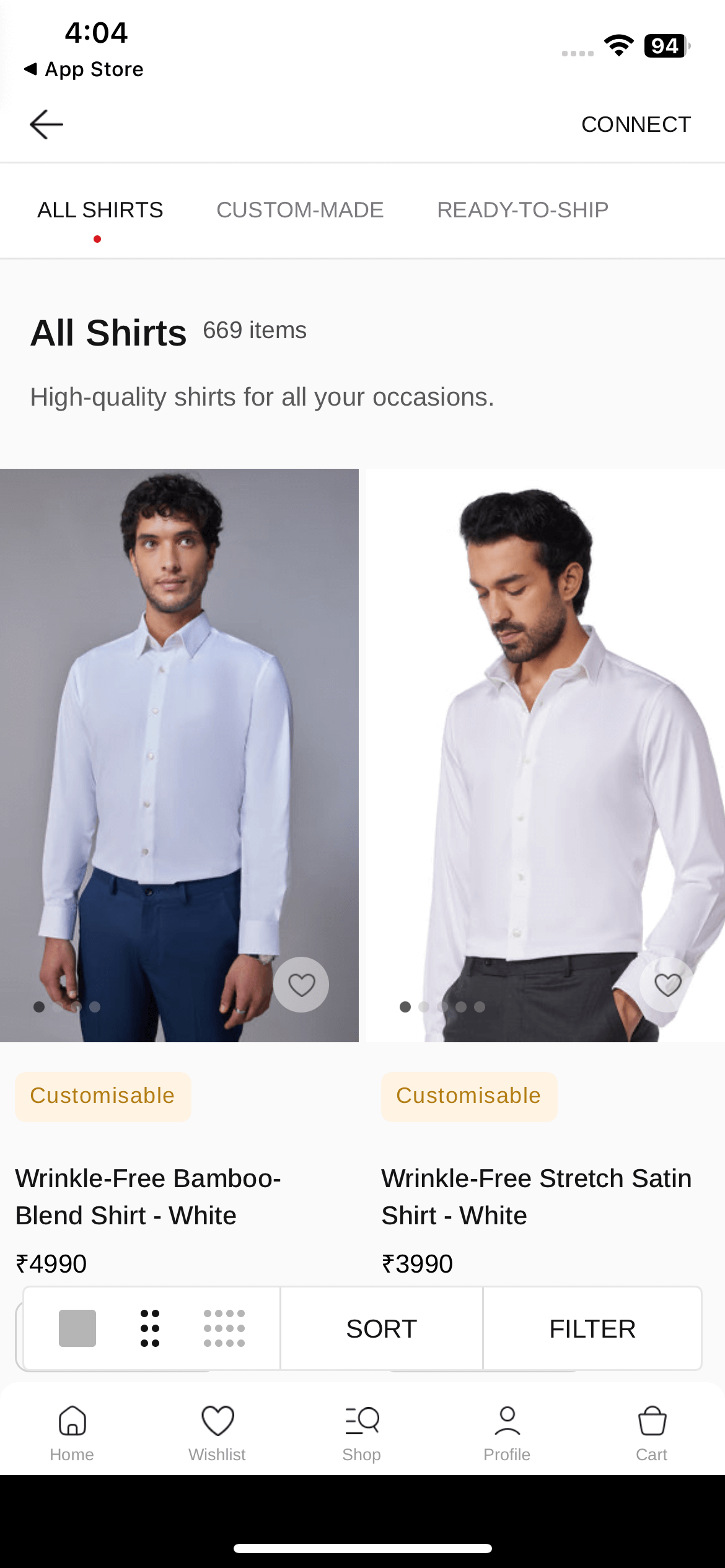Bombay shirt company